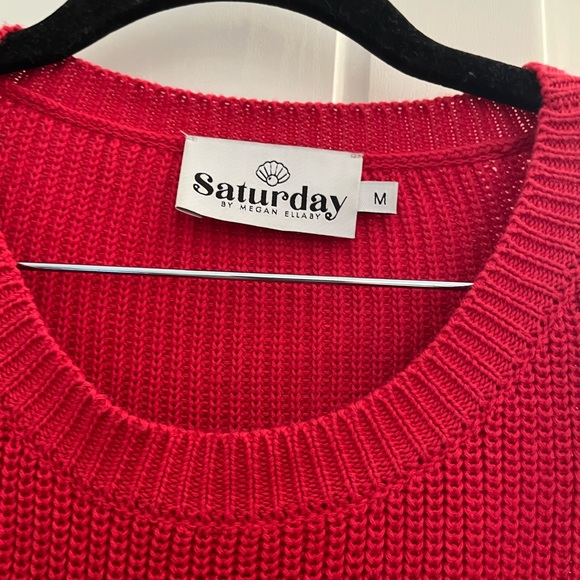 Saturday by Megan Ellaby pink jumper - Picture 3 of 4